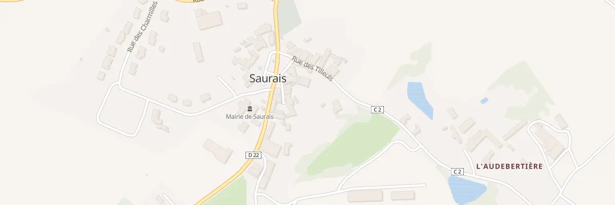 Plan du 1 Imp de l’Église à Saurais