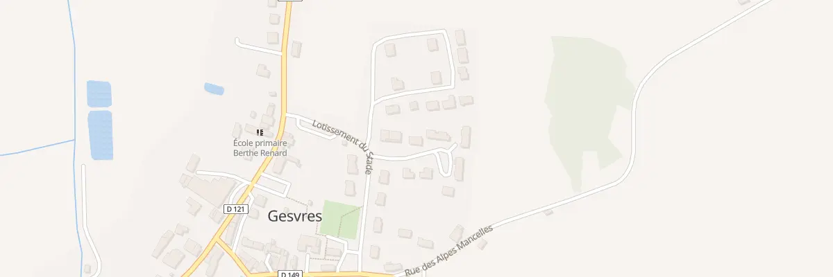 Plan du 10 Lot du Stade à Gesvres