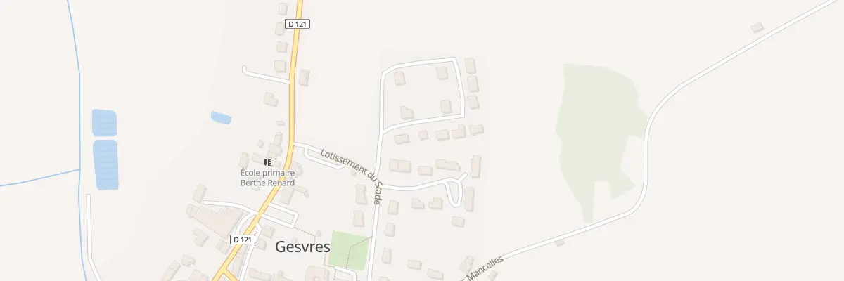 Plan du 2 Lot La Croix à Gesvres