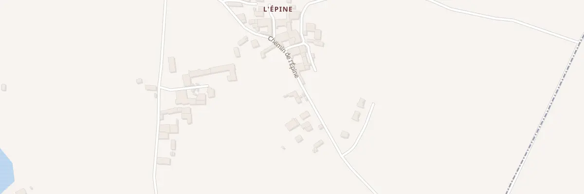 Plan du 4 Che de l’Epine à Mainxe-Gondeville
