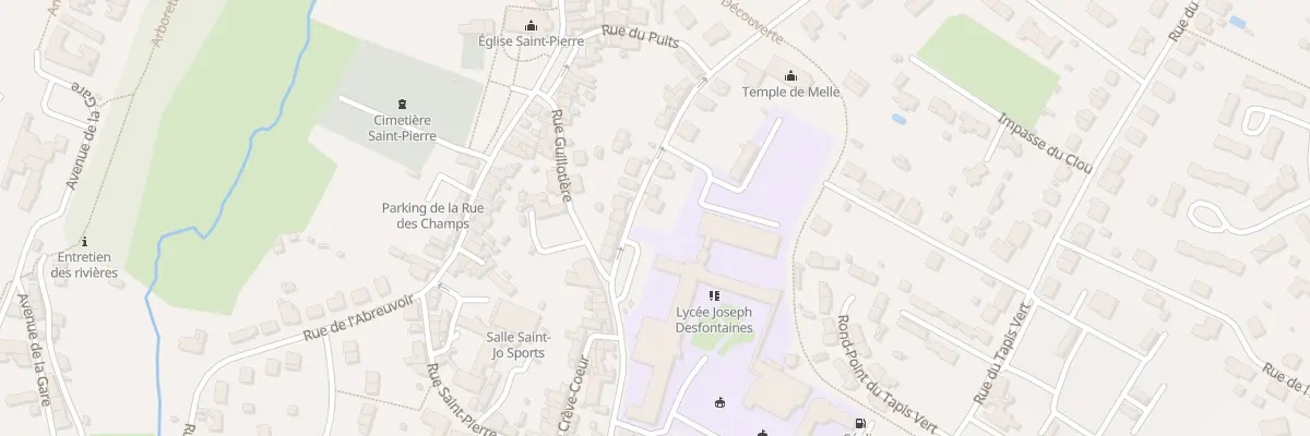 Plan du 2 Rue Foucauderie à Melle