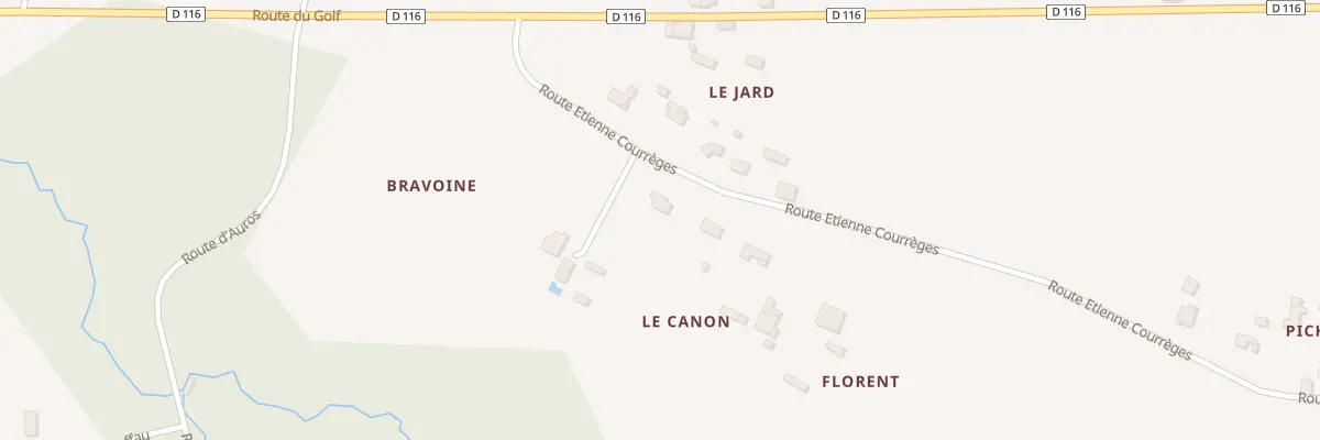Plan du 5 Le Canon à Brannens