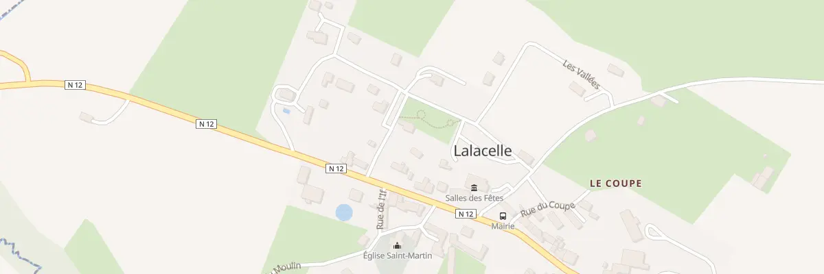 Plan du 37 Rue des Eglantiers à Lalacelle