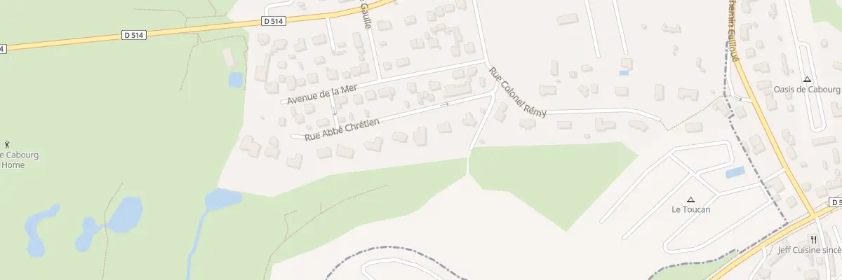 Plan du 14 Rue Abbé Chrétien à Varaville