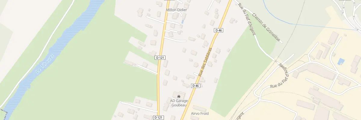 Plan du 39 Rue des Sablières à Airvault
