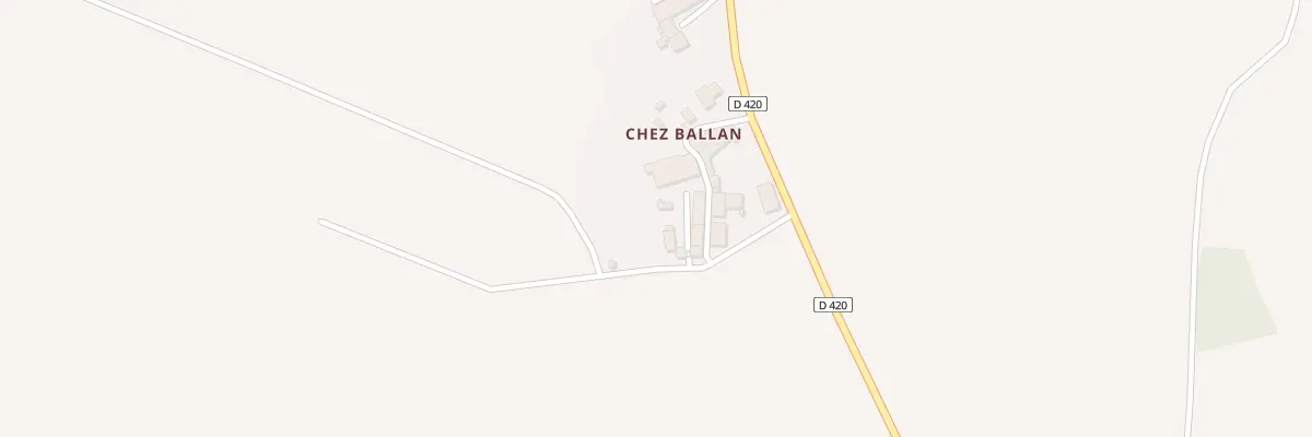 Plan du 5035 Chez Balland à Lignières-Ambleville