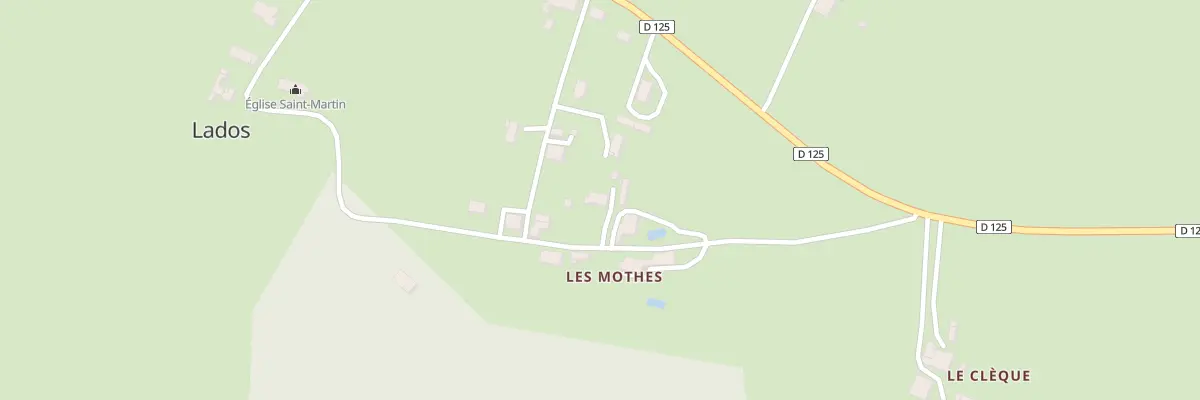 Plan du 42 Les Mothes à Lados