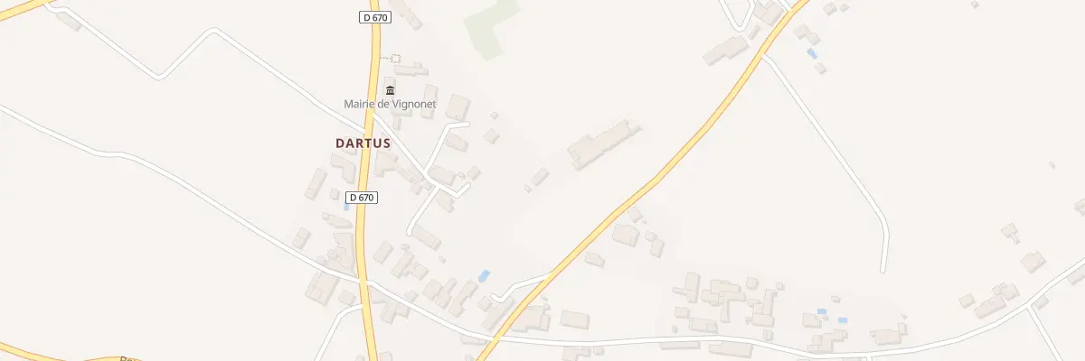 Plan du 101 Dartus à Vignonet
