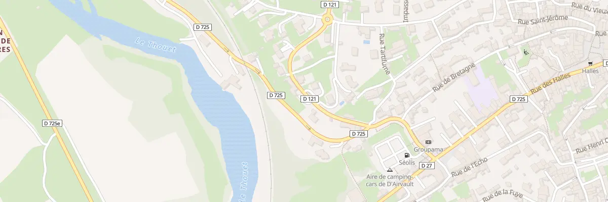 Plan du 1T Rte d’Availles à Airvault
