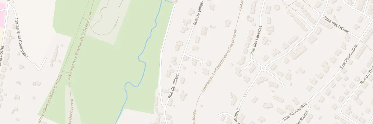 Plan du 30 Rue de Villiers à Melle