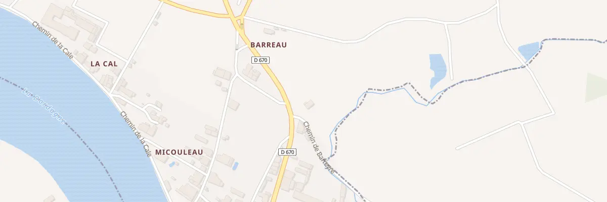 Plan du 181A Barreau Sud à Vignonet