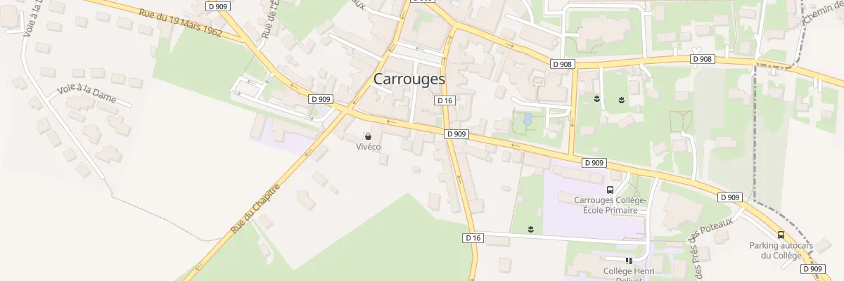Plan du 29B Av du Mal Leclerc à Carrouges