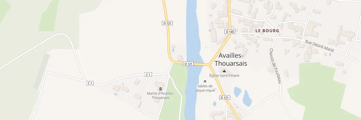 Plan du 2 Rue de l’Ecole à Availles-Thouarsais