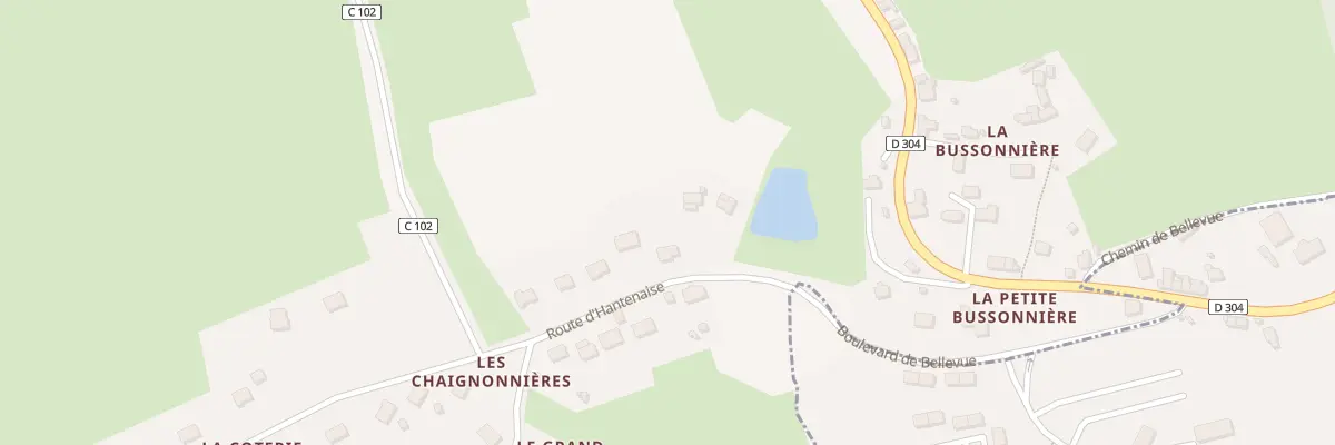 Plan du 29 Rte d’Hantenaise au Grez