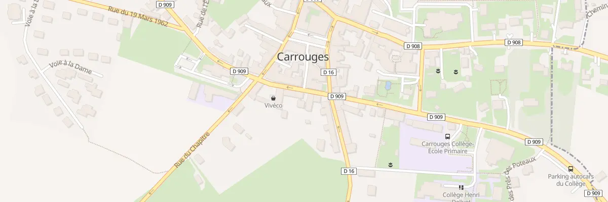 Plan du 29 Av du Maréchal Leclerc à Carrouges