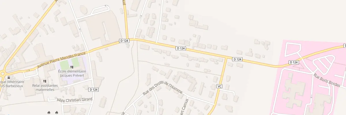 Plan du 9 Rue Maurice Guèrive à Barbezieux-Saint-Hilaire