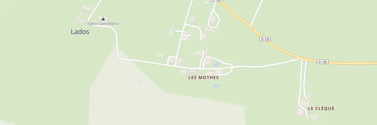 Plan du 4 Les Mothes à Lados