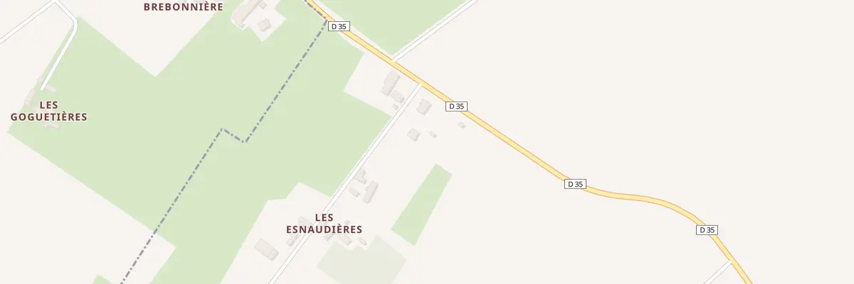 Plan du 6001 Les Esnaudieres à Tassé