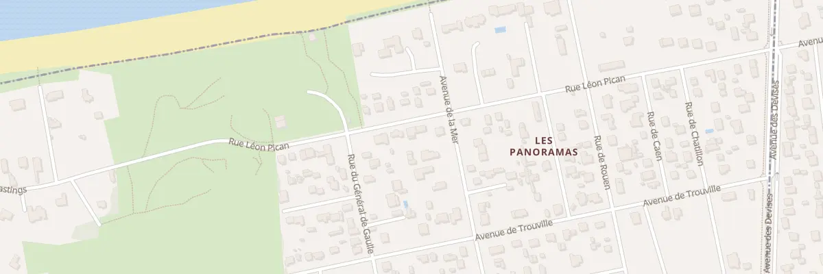 Plan du 21 Rue Léon Pican à Varaville