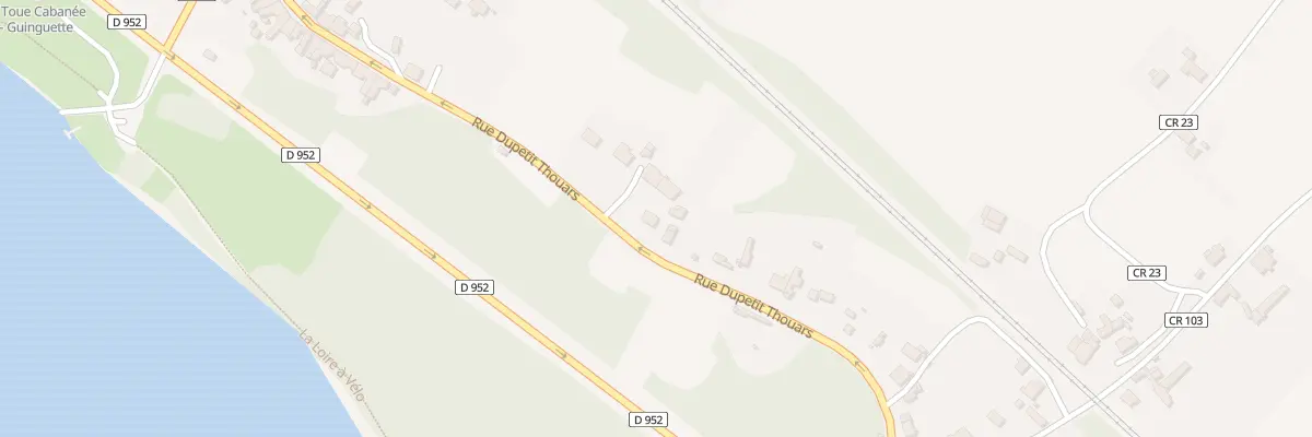 Plan du 23 Rue Dupetit Thouars à Gennes-Val-de-Loire