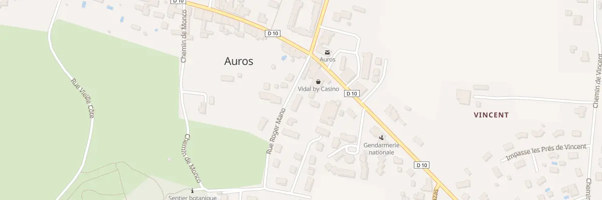 Plan du 3T Rue Roger Mano à Auros