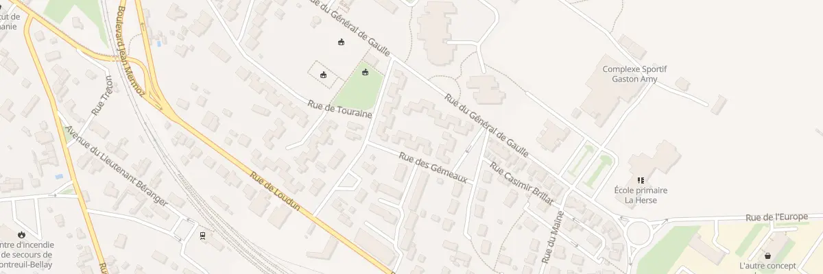 Plan du 124 Rue des Gémeaux à Montreuil-Bellay