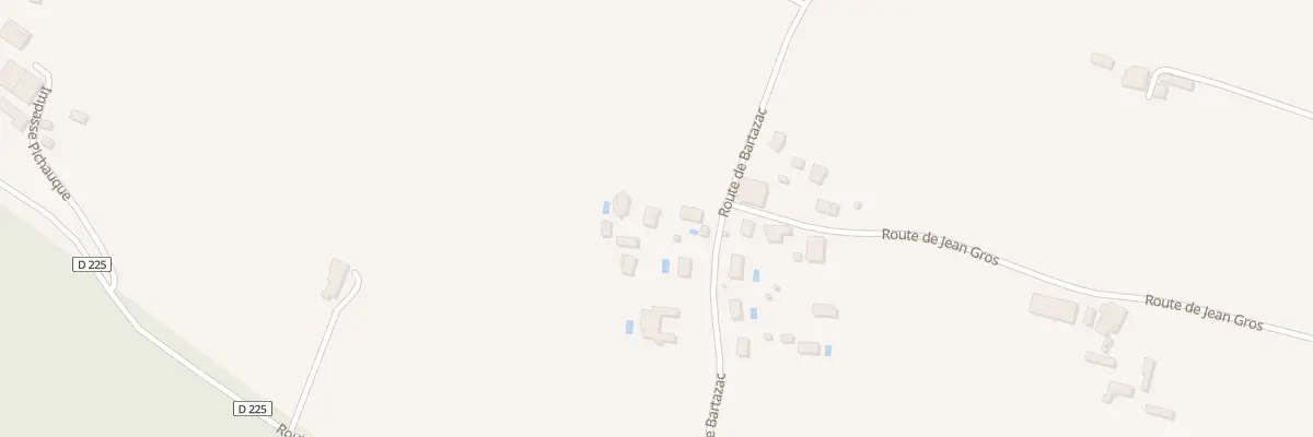 Plan du 2 Bidot à Bieujac