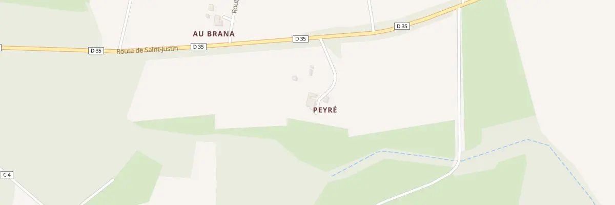 Plan du 569 Rte de Saint-Justin à Saint-Julien-d’Armagnac