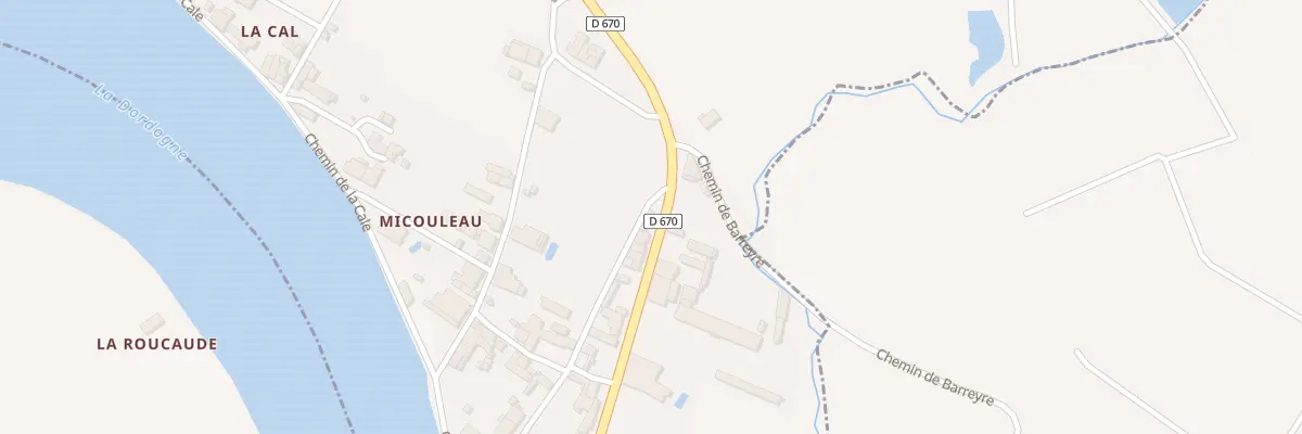 Plan du 213 Micouleau à Vignonet