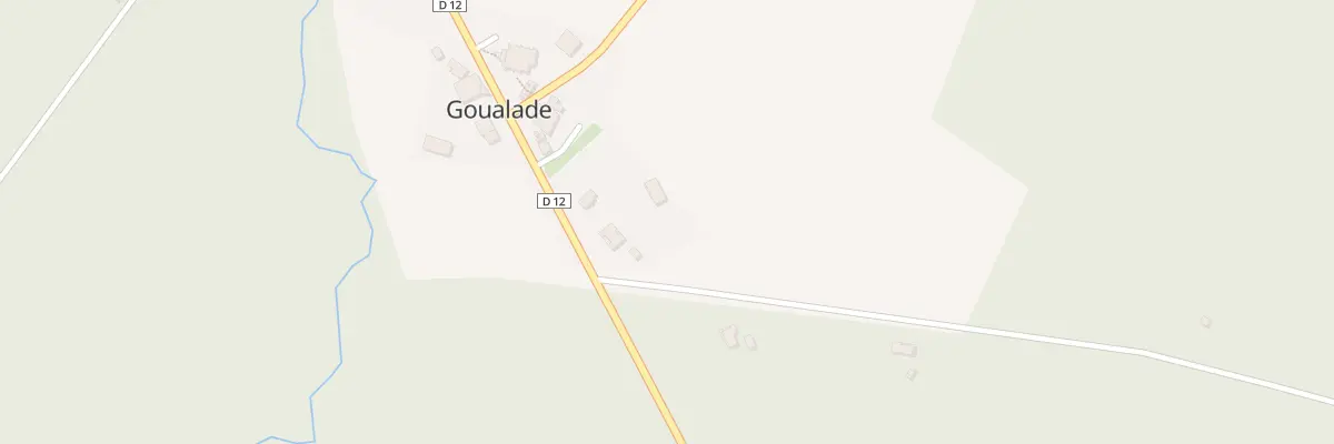 Plan du 2 Le Brana à Goualade