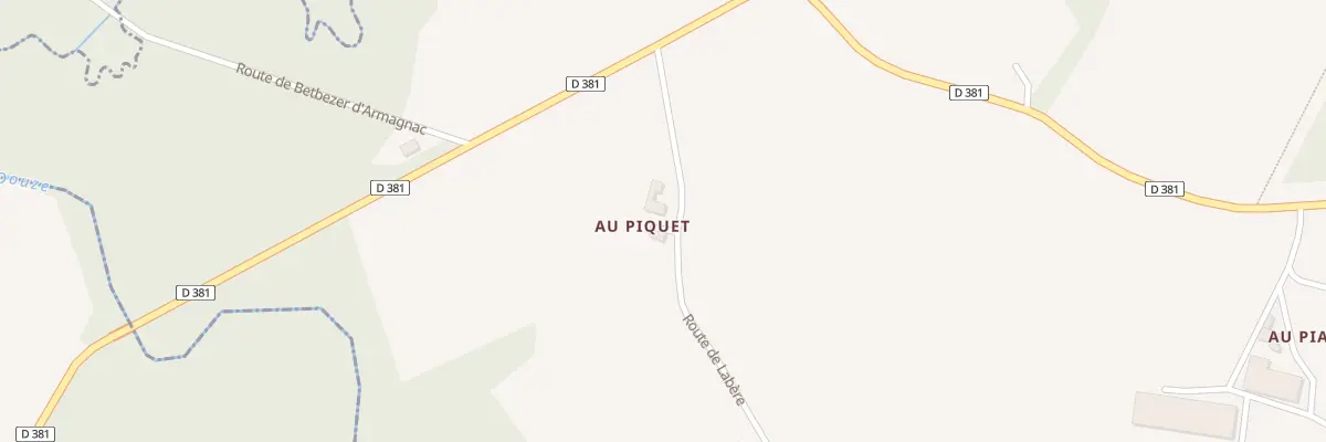 Plan du 142 Rte de Labère à Mauvezin-d’Armagnac