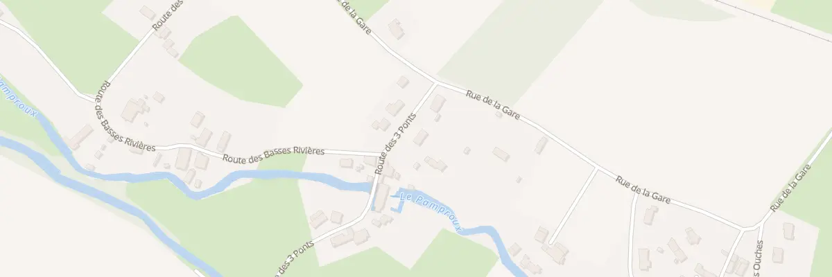 Plan du 3 Rte des 3 Ponts à Sainte-Eanne