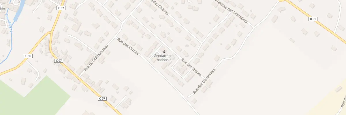 Plan du 2 Rue des Saules à Loué