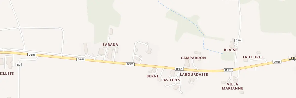 Plan du 5089 Barada à Luppé-Violles