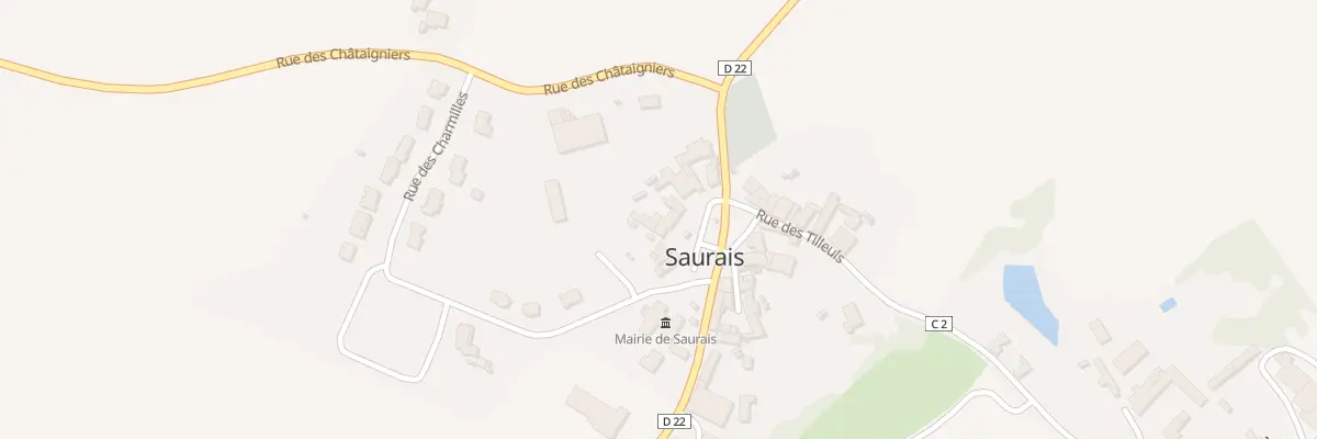 Plan du 7 Pl des Marronniers à Saurais