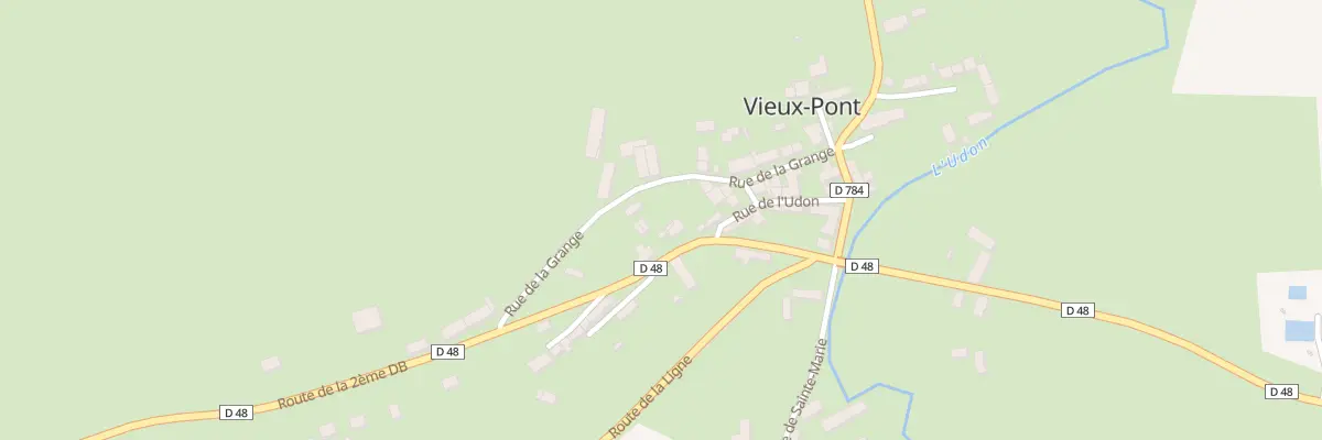 Plan du 1014 Rte de la 2eme Db à Vieux-Pont