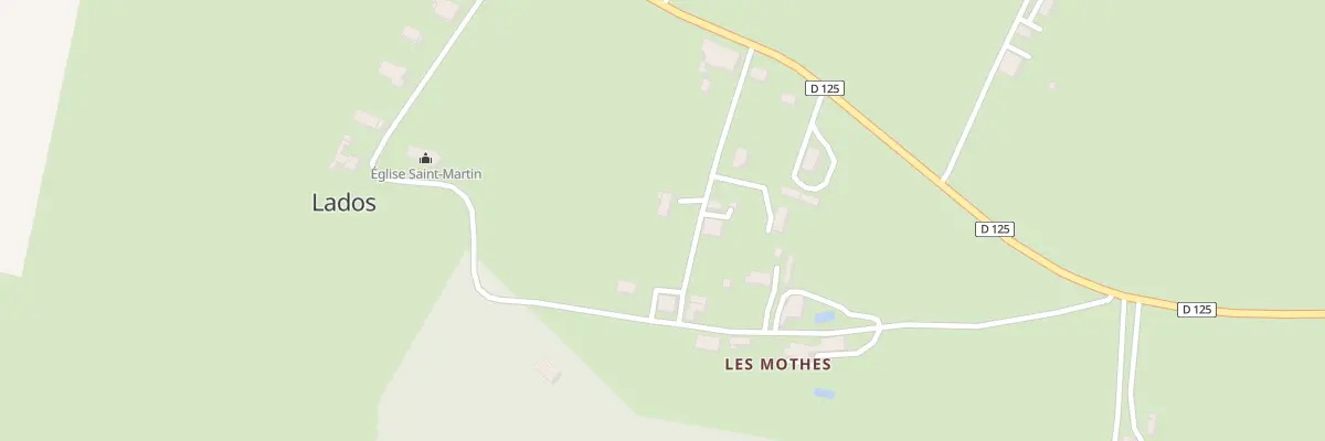 Plan du 8 Le Bourg à Lados