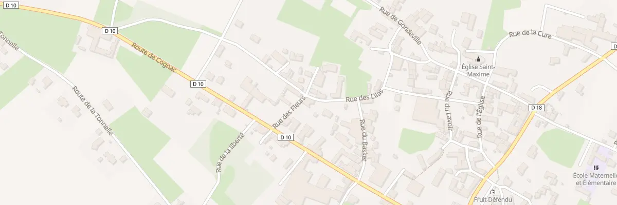 Plan du 2 Rue des Fleurs à Saint-Même-les-Carrières