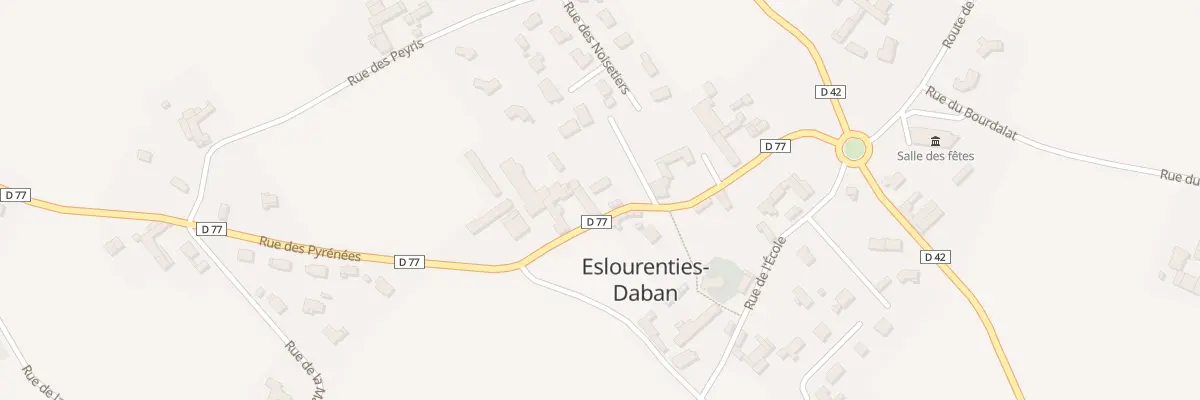 Plan du 4 Rue des Pyrenees à Eslourenties-Daban