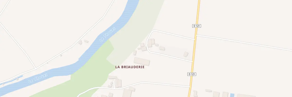 Plan du 5000 La Briauderie Sud à Availles-Thouarsais
