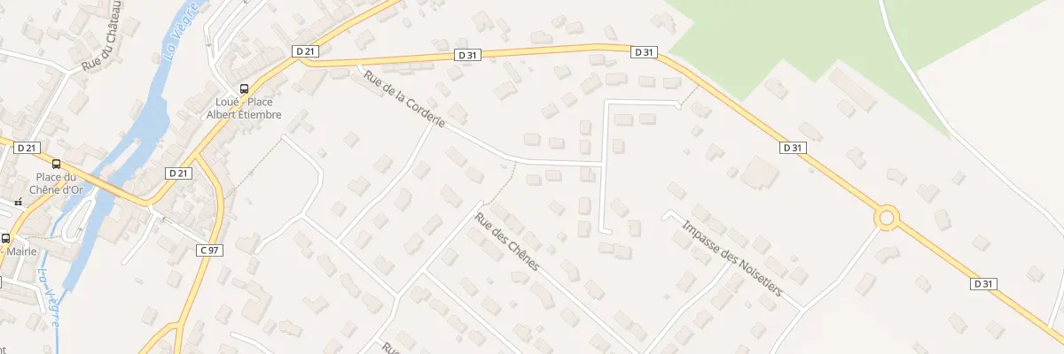 Plan du 11 Rue de la Corderie à Loué