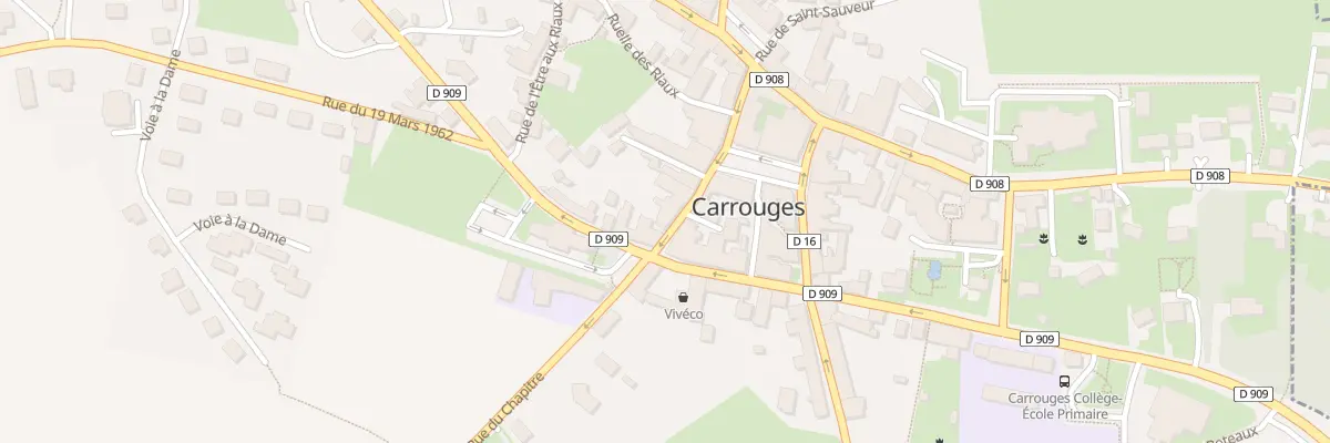 Plan du 12 Rue du Chapitre à Carrouges