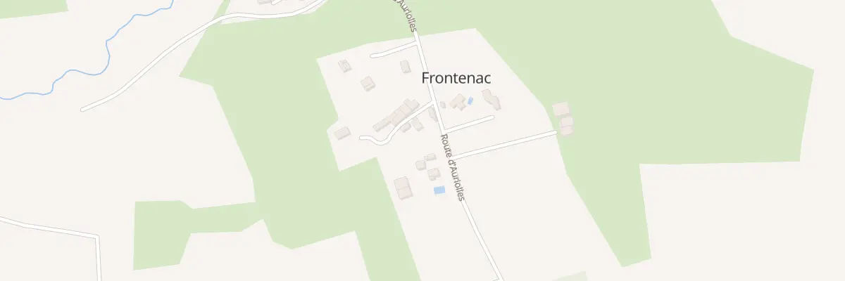 Plan du 13B Rte d’Auriolles à Frontenac