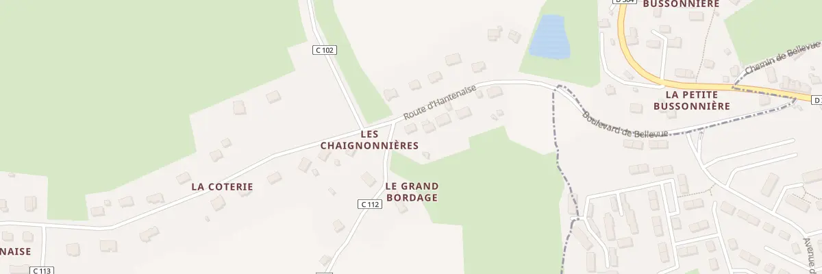 Plan du 30 Rte d’Hantenaise au Grez