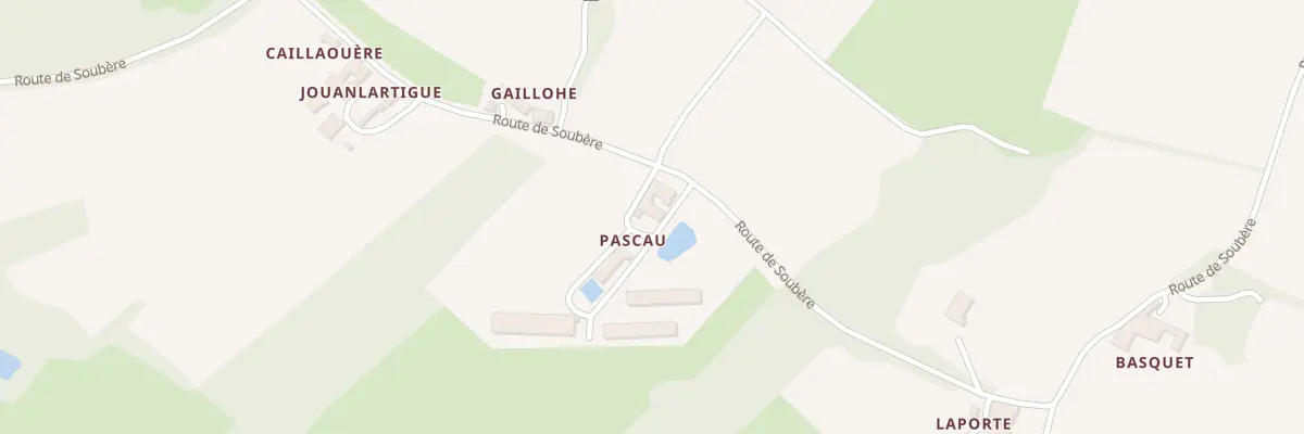Plan du 5022 A Pascau à Mauléon-d’Armagnac