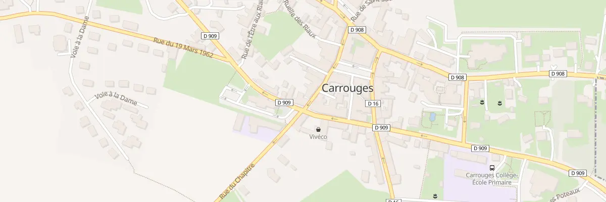 Plan du 16 Rue du Chapitre à Carrouges
