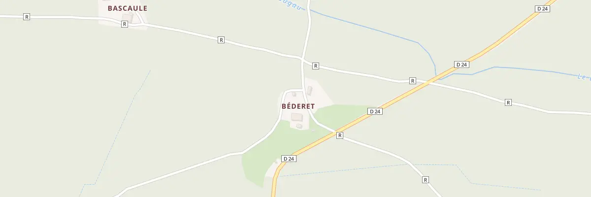 Plan du 26 Rte de Lussolle à Losse