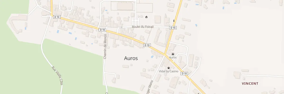Plan du 12 Rue Castelnau d’Auros à Auros