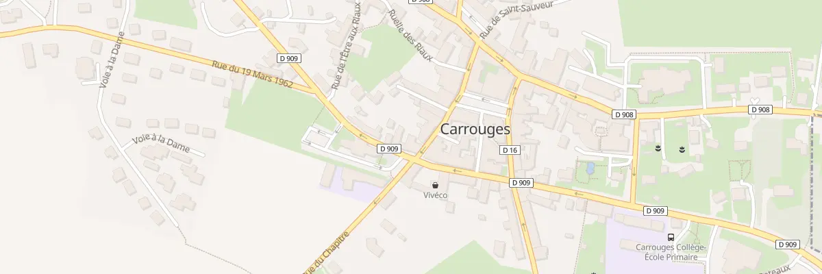 Plan du 14 Rue du Chapitre à Carrouges