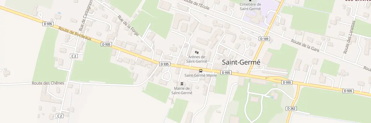 Plan du 4 Rte de Bordeaux à Saint-Germé